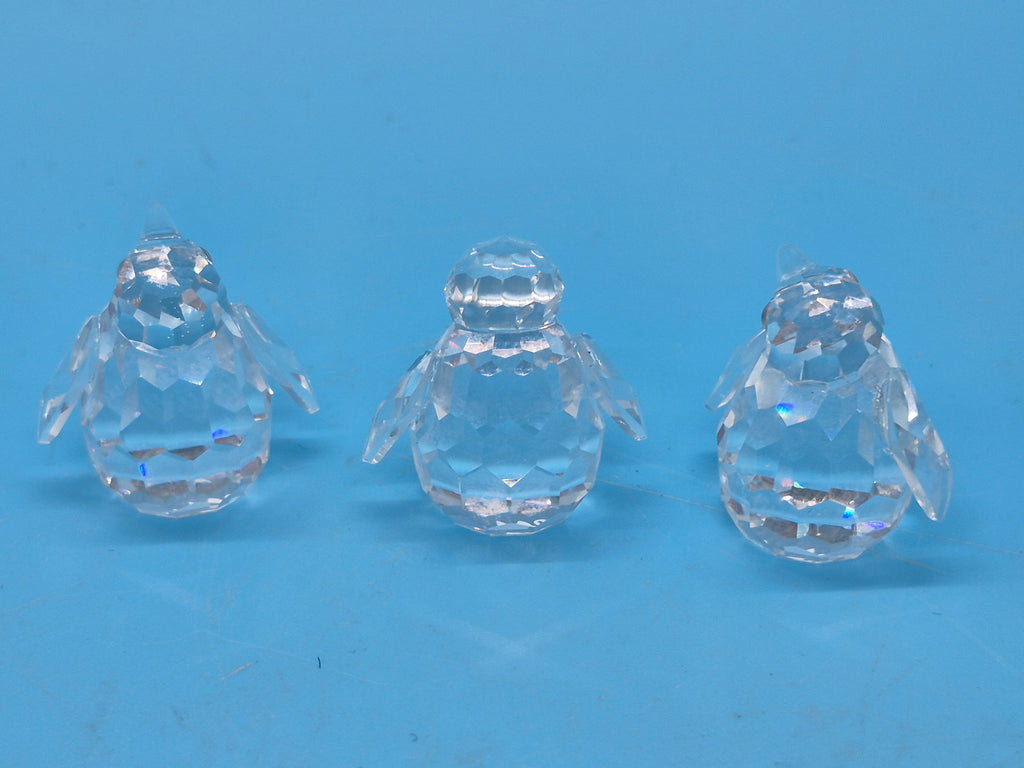 Swarovski Silver Crystal Baby Penguins – Diana Minotti Fine Art
