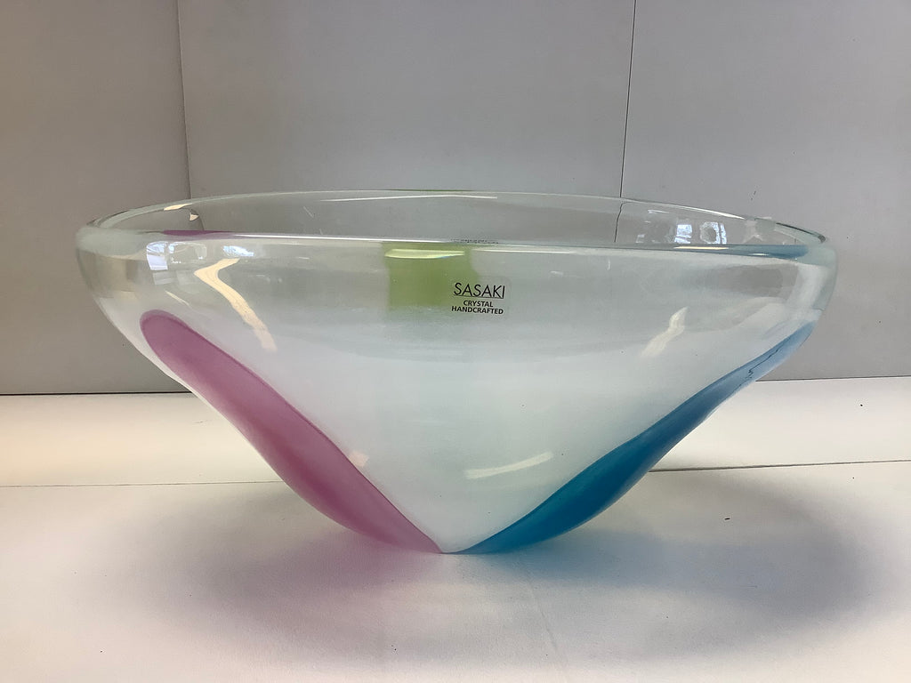 Sasaki Crystal Bowl – Diana Minotti Fine Art, Antiques & Collectibles
