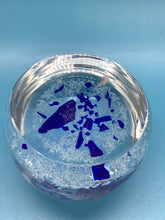 German Blue & Clear Paperweight