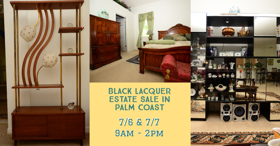BLACK LACQUER - Palm Coast Estate Sale
