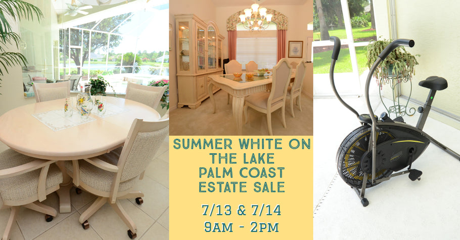 SUMMER WHITE ON THE LAKE - Palm Coast Estate Sale