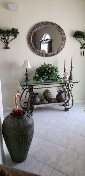 "Mediterranean & More" -   Neoclassical Style Mix w African Prints & Decor, Rattan Sale