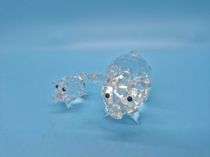 Swarovski Silver Crystal Pig