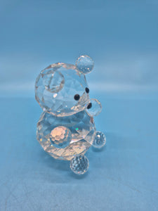 Swarovski Silver Crystal Bear