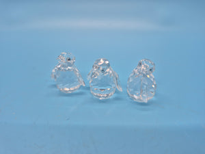 Swarovski Silver Crystal Baby Penguins