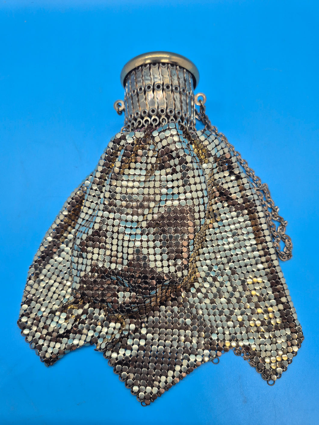 Vintage Whiting & Davis Gold Mesh Beggar's Purse