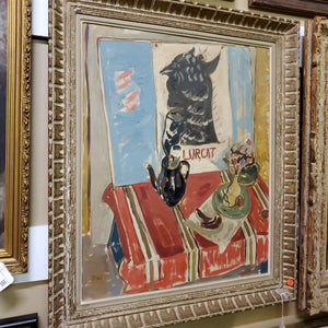 Jean LURÇAT (1892-1966)Oil on Belgian Linen Carved Gray Frame