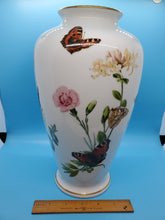 Porcelain Country Garden Butterfly Vase