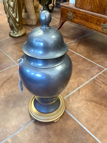 Pewter Metal Urn