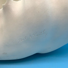 White Porcelain Scalloped Vessel By Gail McCarthy