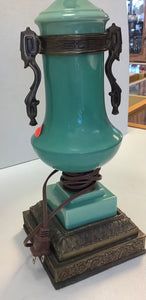 Pair Of Asian Urn Style Lamps