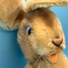 HTF RARE BROWN Vintage Steiff Rabbit w ORIGINAL Button on Ear